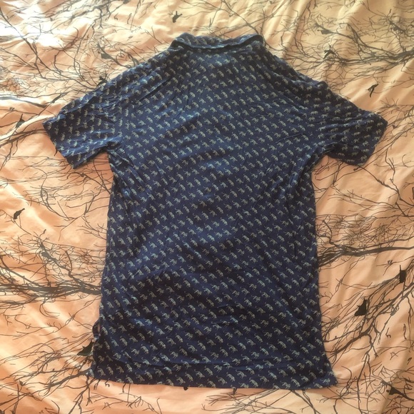 Ralph Lauren Blue Leopard Polo Shirt - Picture 4 of 4